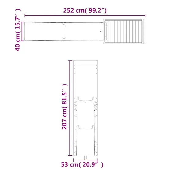 Vidaxl 3157023 Outdoor Playset Impregnated Wood Pine Vidaxl 3157023 Outdoor Playset Impregnated Wood Pine