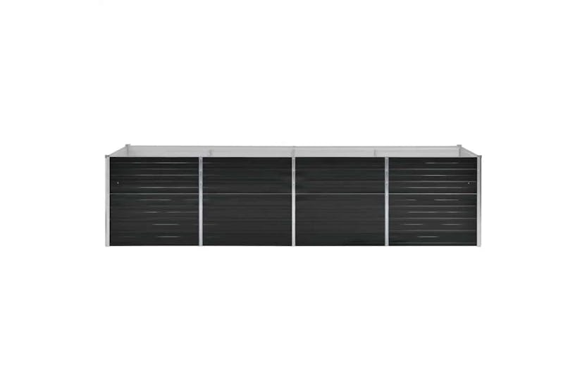 Vidaxl 45728 Garden Raised Bed Anthracite 320x80x77 Cm Galvanised Steel Vidaxl 45728 Garden Raised Bed Anthracite 320x80x77 Cm Galvanised Steel
