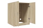Vidaxl 808398 Washing Machine Cabinet Sonoma Oak 71x71.5x91.5 Cm Vidaxl 808398 Washing Machine Cabinet Sonoma Oak 71x71.5x91.5 Cm