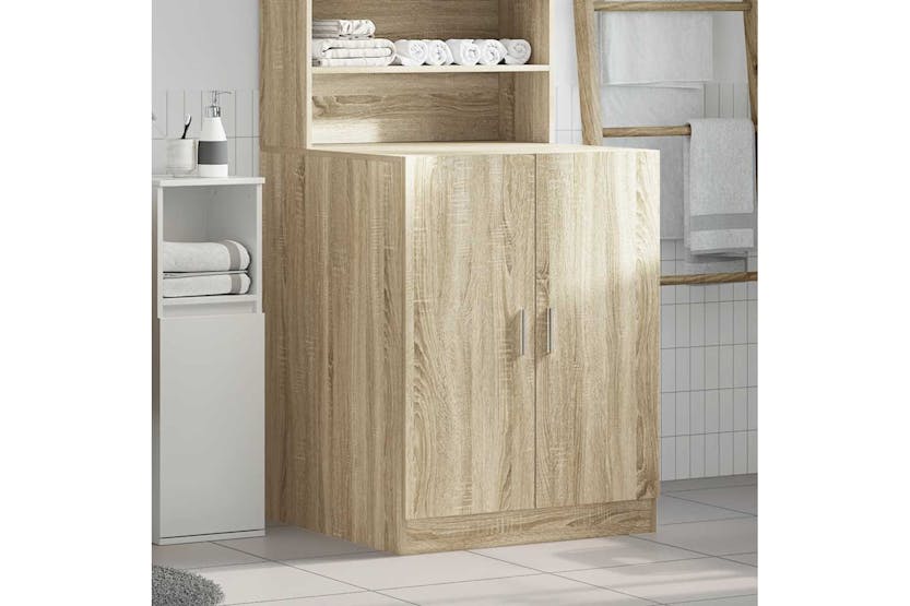 Vidaxl 808398 Washing Machine Cabinet Sonoma Oak 71x71.5x91.5 Cm Vidaxl 808398 Washing Machine Cabinet Sonoma Oak 71x71.5x91.5 Cm