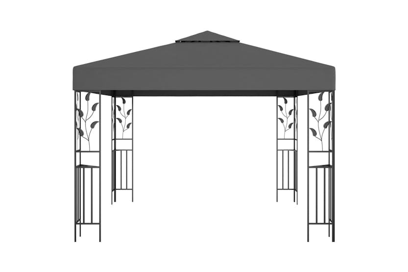 Vidaxl 3070296 Gazebo With Led String Lights 3x3 M Anthracite Vidaxl 3070296 Gazebo With Led String Lights 3x3 M Anthracite
