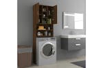 Vidaxl 815959 Washing Machine Cabinet Brown Oak 64x25.5x190 Cm Vidaxl 815959 Washing Machine Cabinet Brown Oak 64x25.5x190 Cm