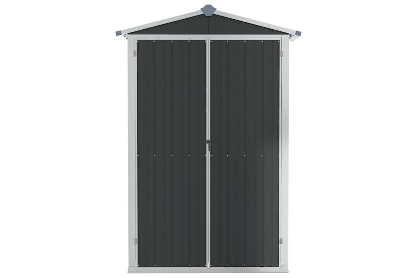 Vidaxl 46303 Garden Shed Anthracite 107.5x46x183 Cm Galvanised Steel Vidaxl 46303 Garden Shed Anthracite 107.5x46x183 Cm Galvanised Steel