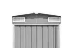Vidaxl 143353 Garden Shed 257x580x181 Cm Metal Grey Vidaxl 143353 Garden Shed 257x580x181 Cm Metal Grey