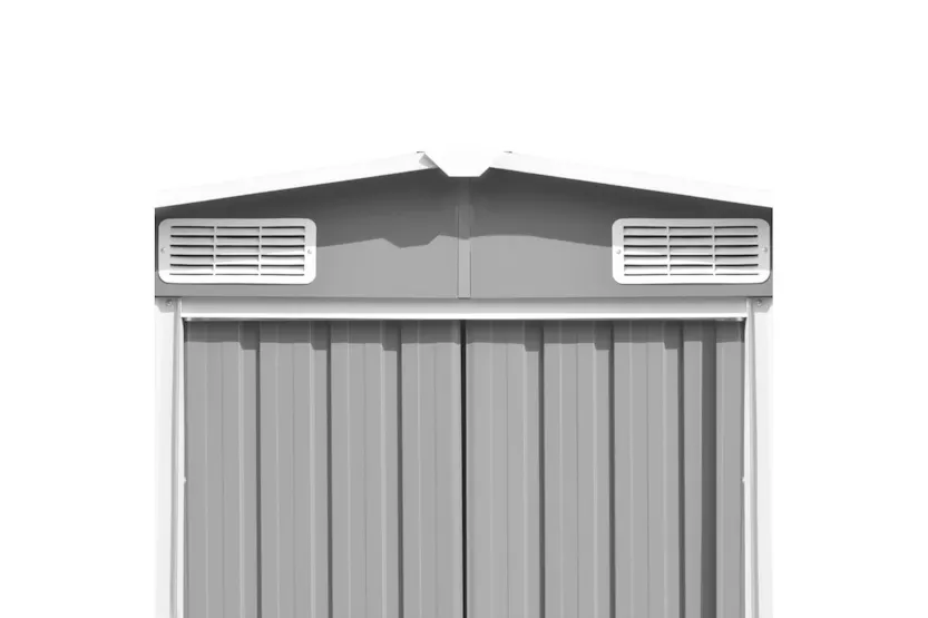 Vidaxl 143353 Garden Shed 257x580x181 Cm Metal Grey Vidaxl 143353 Garden Shed 257x580x181 Cm Metal Grey