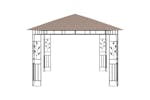 Vidaxl 3070318 Gazebo With Mosquito Net&led String Lights 3x3x2.73 M Taupe Vidaxl 3070318 Gazebo With Mosquito Net&led String Lights 3x3x2.73 M Taupe