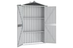 Vidaxl 46303 Garden Shed Anthracite 107.5x46x183 Cm Galvanised Steel Vidaxl 46303 Garden Shed Anthracite 107.5x46x183 Cm Galvanised Steel