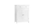 Vasagle Bbc566w03 - Stylish Bathroom Cabinet With Adjustable Shelves And Drawers Vasagle Bbc566w03 - Stylish Bathroom Cabinet With Adjustable Shelves And Drawers