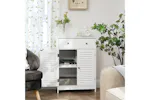 Vasagle Bbc566w03 - Stylish Bathroom Cabinet With Adjustable Shelves And Drawers Vasagle Bbc566w03 - Stylish Bathroom Cabinet With Adjustable Shelves And Drawers