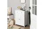 Vasagle Bbc566w03 - Stylish Bathroom Cabinet With Adjustable Shelves And Drawers Vasagle Bbc566w03 - Stylish Bathroom Cabinet With Adjustable Shelves And Drawers
