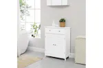 Vasagle Bbc566w03 - Stylish Bathroom Cabinet With Adjustable Shelves And Drawers Vasagle Bbc566w03 - Stylish Bathroom Cabinet With Adjustable Shelves And Drawers