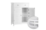 Vasagle Bbc566w03 - Stylish Bathroom Cabinet With Adjustable Shelves And Drawers Vasagle Bbc566w03 - Stylish Bathroom Cabinet With Adjustable Shelves And Drawers