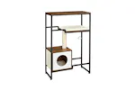 Feandrea Pdc12h - Vintage Brown Durable Pet Carrier With Sisal Scratching Post - Cat Travel Essential Feandrea Pdc12h - Vintage Brown Durable Pet Carrier With Sisal Scratching Post - Cat Travel Essential