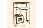 Feandrea Pdc12h - Vintage Brown Durable Pet Carrier With Sisal Scratching Post - Cat Travel Essential Feandrea Pdc12h - Vintage Brown Durable Pet Carrier With Sisal Scratching Post - Cat Travel Essential