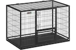 Feandrea 48" Heavy-duty Dog Cage Ppd003b01v1 With Dual Locking Doors For Safer Pet Residence Feandrea 48" Heavy-duty Dog Cage Ppd003b01v1 With Dual Locking Doors For Safer Pet Residence