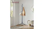 Vasagle Coat Rack - Rcr04gy - Solid Wood, Adjustable, Space-saving Diy Coat, Hat And Shoe Rack Vasagle Coat Rack - Rcr04gy - Solid Wood, Adjustable, Space-saving Diy Coat, Hat And Shoe Rack