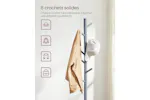 Vasagle Coat Rack - Rcr04gy - Solid Wood, Adjustable, Space-saving Diy Coat, Hat And Shoe Rack Vasagle Coat Rack - Rcr04gy - Solid Wood, Adjustable, Space-saving Diy Coat, Hat And Shoe Rack