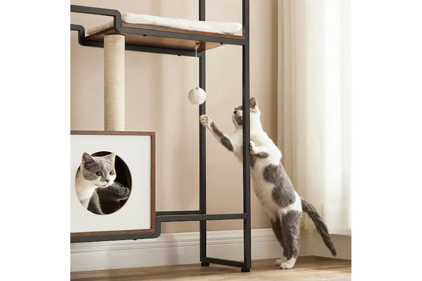 Feandrea Pfc023x01 – Sturdy Pet Crate Furniture For Dogs, Ideal For Indoor Use, Vintage Look Feandrea Pfc023x01 – Sturdy Pet Crate Furniture For Dogs, Ideal For Indoor Use, Vintage Look