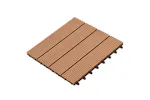 Vidaxl Wpc Tiles 30x30cm 11pcs 1m2 Brown Vidaxl Wpc Tiles 30x30cm 11pcs 1m2 Brown