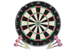 Vidaxl Professional Dart Set With Dartboard And Surround Sisal Steel Vidaxl Professional Dart Set With Dartboard And Surround Sisal Steel