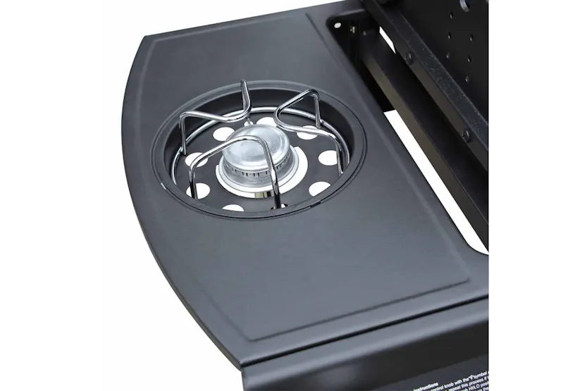 Vidaxl Gas Barbecue Grill 4+1 Cooking Zone Black Vidaxl Gas Barbecue Grill 4+1 Cooking Zone Black
