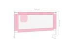 Vidaxl Toddler Safety Bed Rail Pink 160x25 Cm Fabric Vidaxl Toddler Safety Bed Rail Pink 160x25 Cm Fabric
