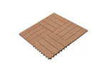 Vidaxl Wpc Tiles 30x30cm 11pcs 1m2 Brown Vidaxl Wpc Tiles 30x30cm 11pcs 1m2 Brown