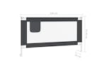 Vidaxl Toddler Safety Bed Rail Dark Grey 150x25 Cm Fabric Vidaxl Toddler Safety Bed Rail Dark Grey 150x25 Cm Fabric