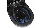 Vidaxl Wall Hung Rimless Toilet With Concealed Cistern Ceramic Black Vidaxl Wall Hung Rimless Toilet With Concealed Cistern Ceramic Black