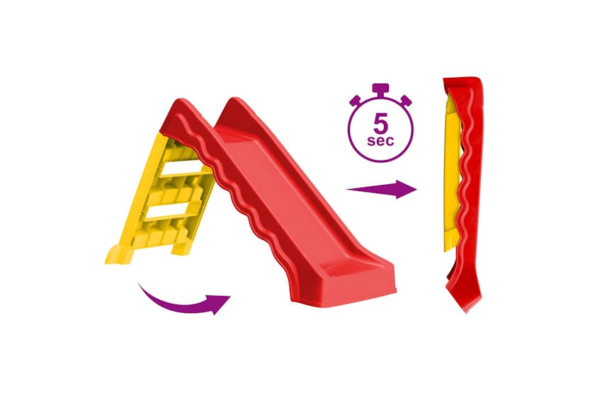 Vidaxl Foldable Slide For Kids Indoor Outdoor Red And Yellow Vidaxl Foldable Slide For Kids Indoor Outdoor Red And Yellow