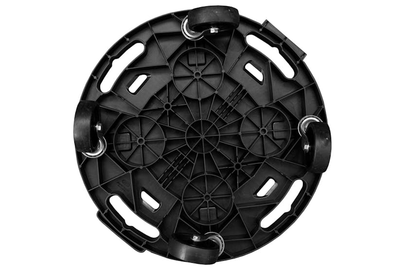 Vidaxl Plant Trolleys With Wheels 3 Pcs Diameter 40 Cm Black 275 Kg Vidaxl Plant Trolleys With Wheels 3 Pcs Diameter 40 Cm Black 275 Kg