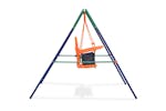Vidaxl Toddler Swing Set With Safety Harness Orange Vidaxl Toddler Swing Set With Safety Harness Orange