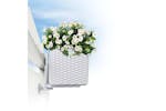 Lechuza Balcony Planter Brackets White 19030 Lechuza Balcony Planter Brackets White 19030