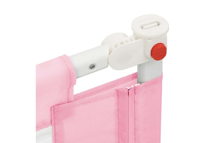 Vidaxl Toddler Safety Bed Rail Pink 190x25 Cm Fabric Vidaxl Toddler Safety Bed Rail Pink 190x25 Cm Fabric
