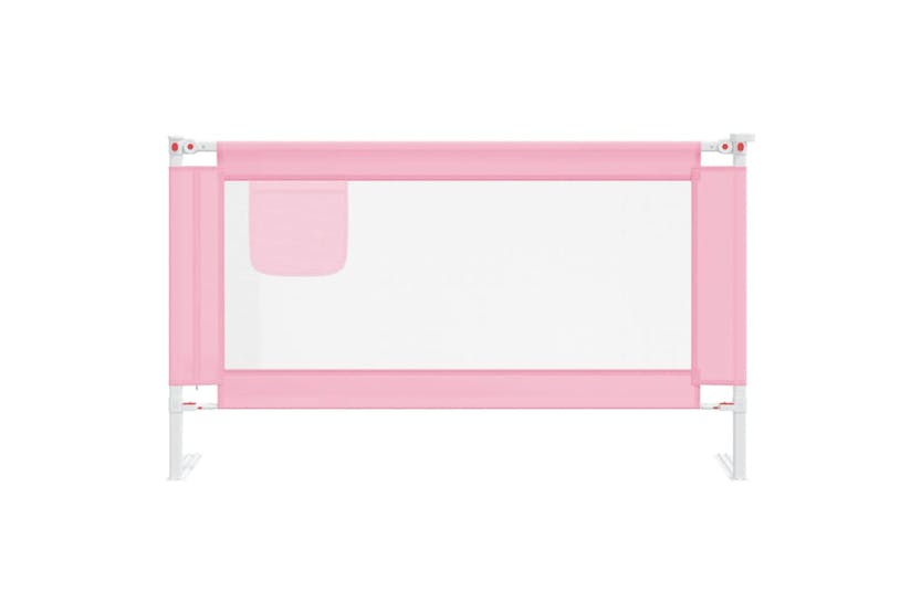 Vidaxl Toddler Safety Bed Rail Pink 140x25 Cm Fabric Vidaxl Toddler Safety Bed Rail Pink 140x25 Cm Fabric