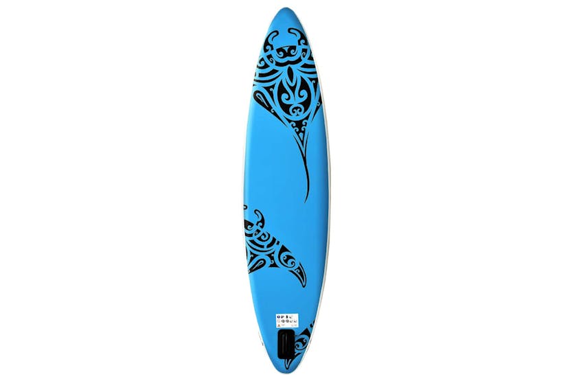 Vidaxl Inflatable Stand Up Paddleboard Set 366x76x15 Cm Blue Vidaxl Inflatable Stand Up Paddleboard Set 366x76x15 Cm Blue