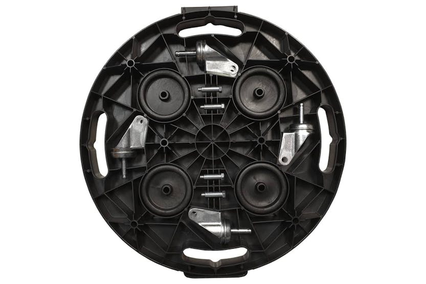 Vidaxl Plant Trolley With Wheels Diameter 40 Cm Black 275 Kg Vidaxl Plant Trolley With Wheels Diameter 40 Cm Black 275 Kg