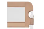 Vidaxl Toddler Safety Bed Rail Taupe 120x42 Cm Polyester Vidaxl Toddler Safety Bed Rail Taupe 120x42 Cm Polyester