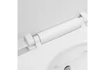 Vidaxl Wall Hung Rimless Toilet With Concealed Cistern Ceramic White Vidaxl Wall Hung Rimless Toilet With Concealed Cistern Ceramic White