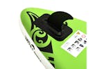 Vidaxl Inflatable Stand Up Paddleboard Set 366x76x15 Cm Green Vidaxl Inflatable Stand Up Paddleboard Set 366x76x15 Cm Green