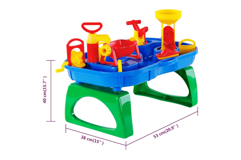 Polesie Wader 11 Piece Water Play Outdoor Table Set 53x38x40 Cm Pp Polesie Wader 11 Piece Water Play Outdoor Table Set 53x38x40 Cm Pp