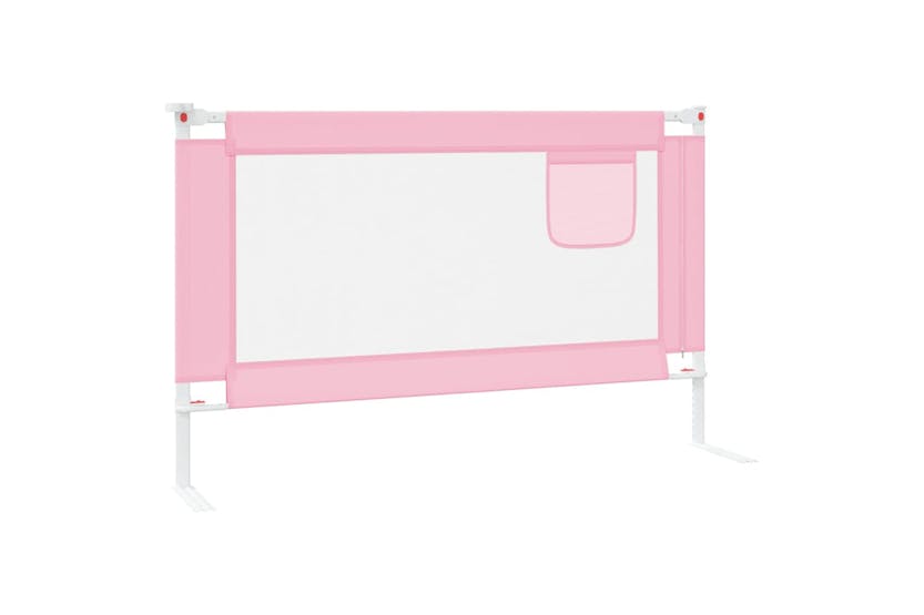 Vidaxl Toddler Safety Bed Rail Pink 120x25 Cm Fabric Vidaxl Toddler Safety Bed Rail Pink 120x25 Cm Fabric