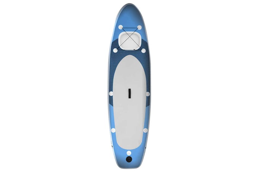 Vidaxl Inflatable Stand Up Paddle Board Set Sea Blue 300x76x10 Cm Vidaxl Inflatable Stand Up Paddle Board Set Sea Blue 300x76x10 Cm