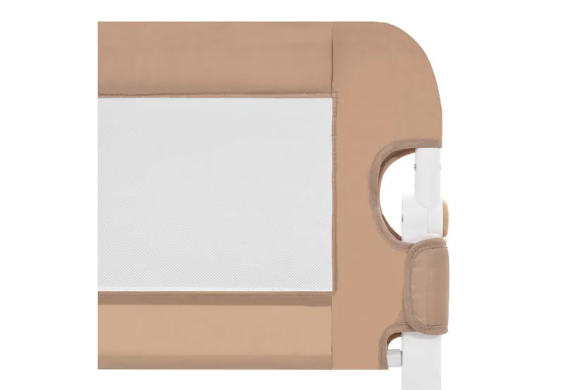 Vidaxl Toddler Safety Bed Rail Taupe 150x42 Cm Polyester Vidaxl Toddler Safety Bed Rail Taupe 150x42 Cm Polyester