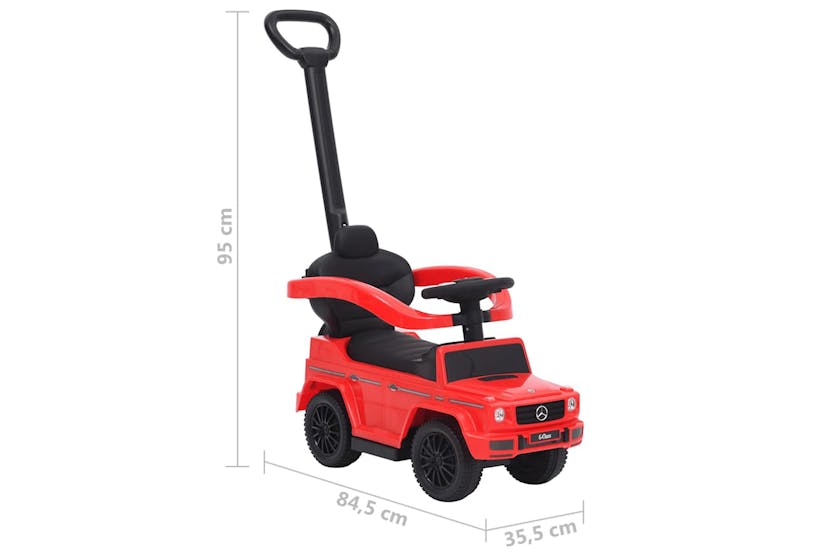 Vidaxl Push Walk Car Mercedes-benz G63 | Red Vidaxl Push Walk Car Mercedes-benz G63 | Red