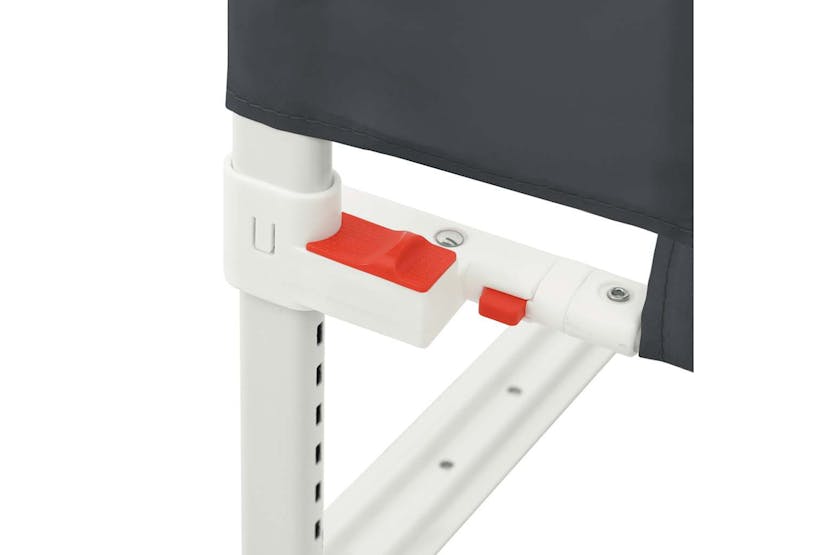 Vidaxl Toddler Safety Bed Rail Dark Grey 190x25 Cm Fabric Vidaxl Toddler Safety Bed Rail Dark Grey 190x25 Cm Fabric