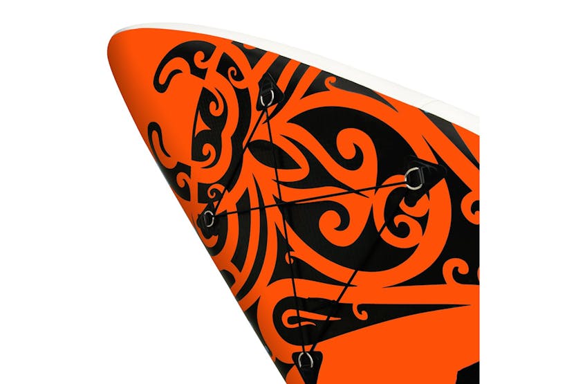Vidaxl Inflatable Stand Up Paddleboard Set 305x76x15 Cm Orange Vidaxl Inflatable Stand Up Paddleboard Set 305x76x15 Cm Orange