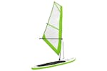 Vidaxl Inflatable Stand Up Paddleboard With Sail Set Green And White Vidaxl Inflatable Stand Up Paddleboard With Sail Set Green And White