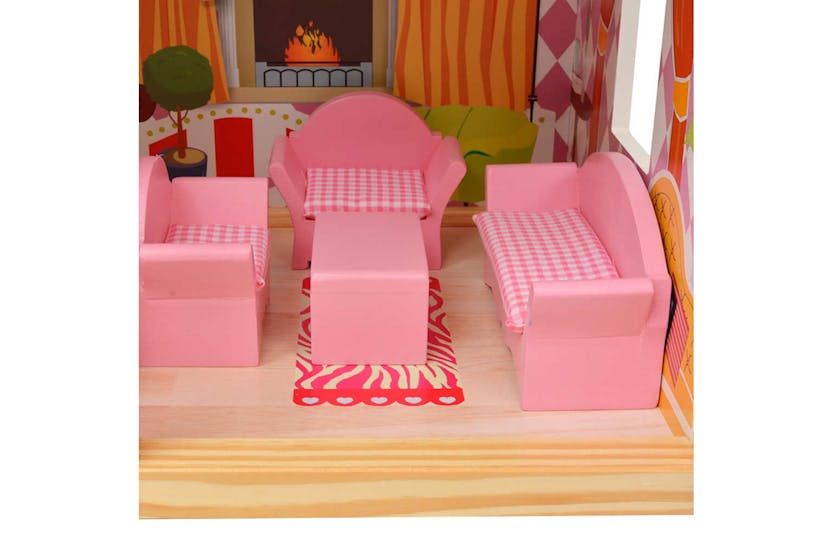 Vidaxl 3-storey Dollhouse Wood 60x30x90 Cm Vidaxl 3-storey Dollhouse Wood 60x30x90 Cm