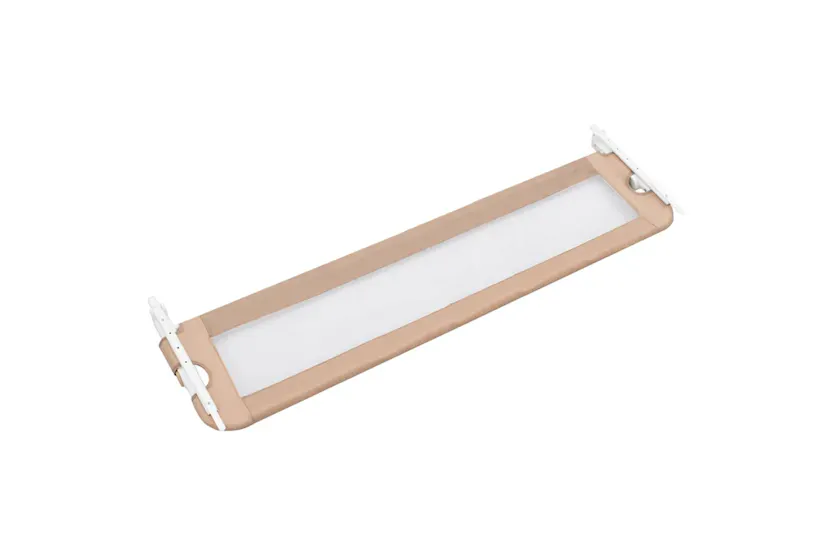 Vidaxl Toddler Safety Bed Rail Taupe 150x42 Cm Polyester Vidaxl Toddler Safety Bed Rail Taupe 150x42 Cm Polyester